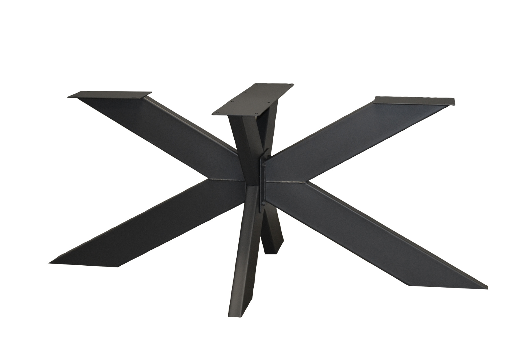 Meesterschap Fractie kapok 3D stalen kruispoot - op zoek naar een stalen tafelpoten? - Steiken meubelen