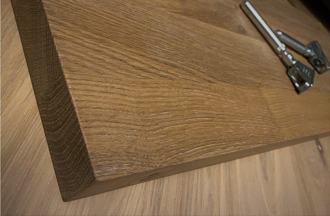 Zwevende wandplank eiken | 60-140 cm | Massief eiken