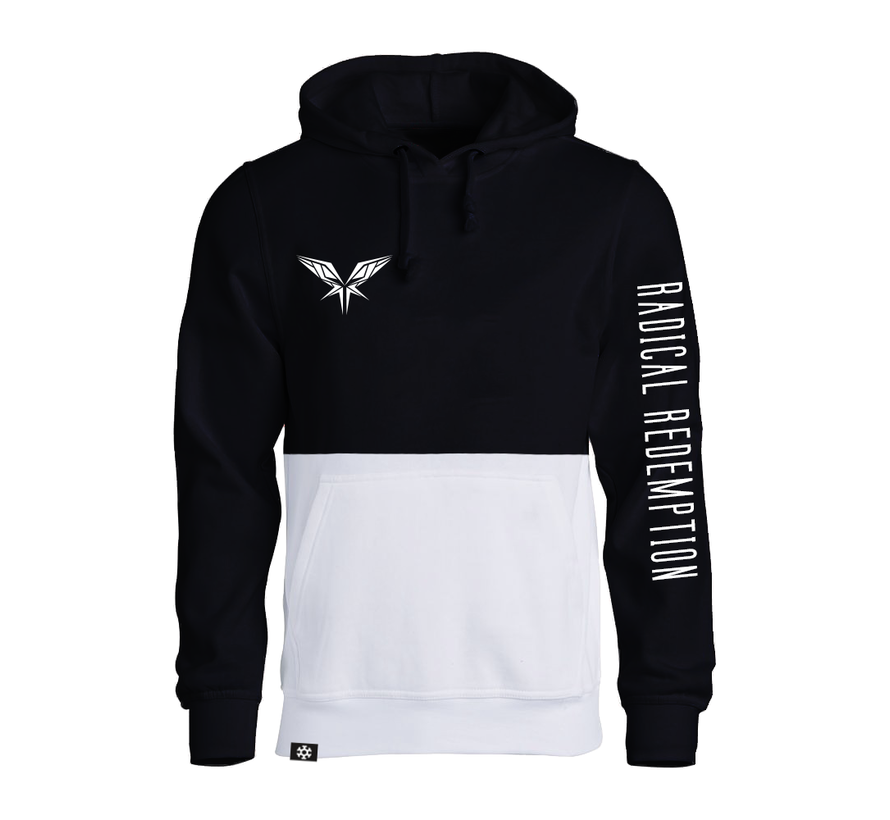 RADICAL BLACK/WHITE HOODIE