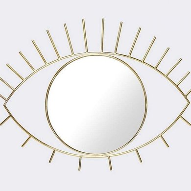 Doiy Muurspiegel " Cycloop " L goud