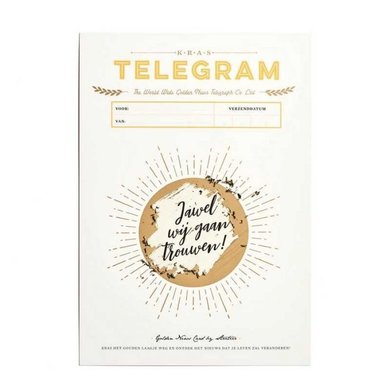 Stratier Scratch telegram "get married"