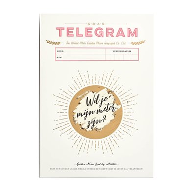 Stratier Scratch telegram "get married"