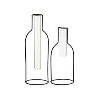 Gusta Decoratieve vaasjes 2 st