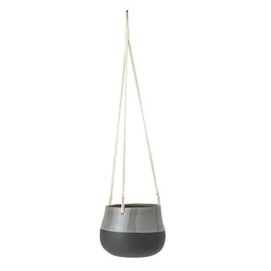 Bloomingville Hang flowerpot grey