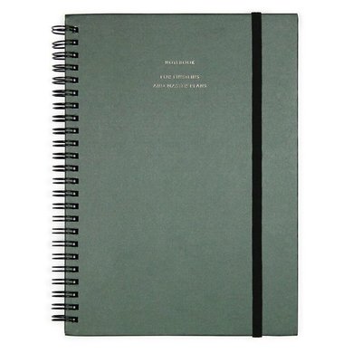 House of products Notebook Big - Forest Green