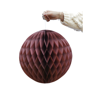 Delight Department Honeycomb balls merlot set of 2