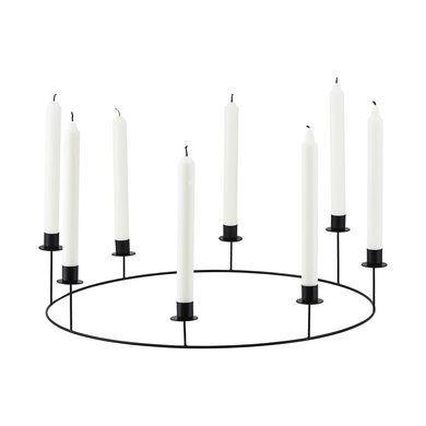 House Doctor Ring candlestick black large