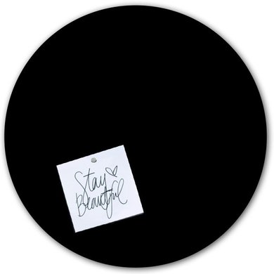 Groovy Magnets Groovy Magnets magneetsticker zwart rond