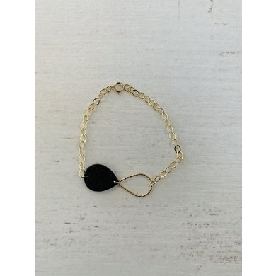 Lisa la pelle Lisa la pelle bracelet mini me black