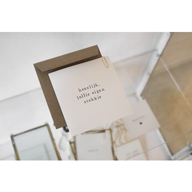 Ik pak je in Card - delicious, your own place