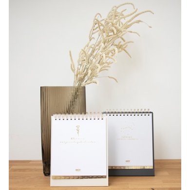 House of products HOP birthday calendar nature with gold foil