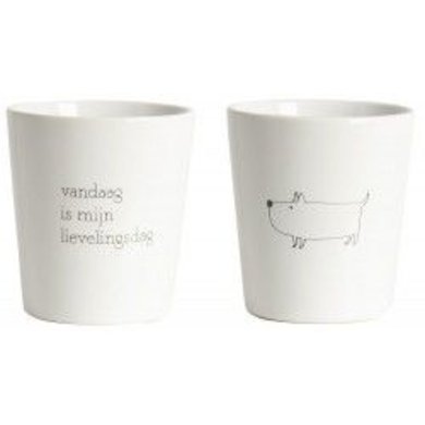 Gusta Gusta mug set 2 pieces favorite day