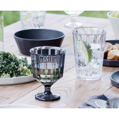 Kinto Kinto Alfresco wine glass smoke