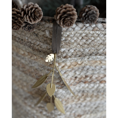 Delight Department Metal leaf ornament