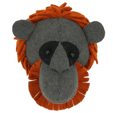 Fiona Walker Fiona Walker felt animal head orangutan mini