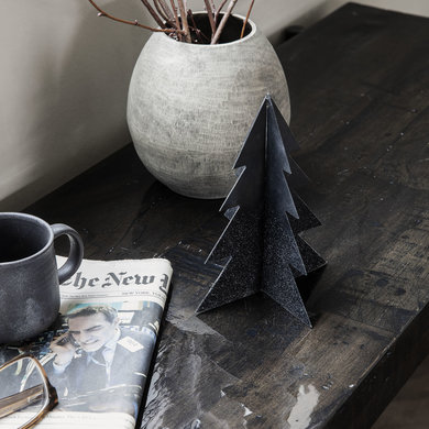 House Doctor Black Christmas tree iron H17
