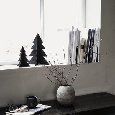 House Doctor Black Christmas tree Glizz iron H26