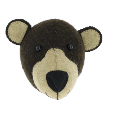 Fiona Walker Fiona Walker felt animal head bear mini