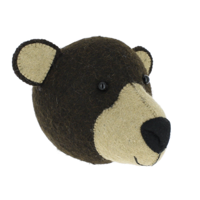Fiona Walker Fiona Walker felt animal head bear mini