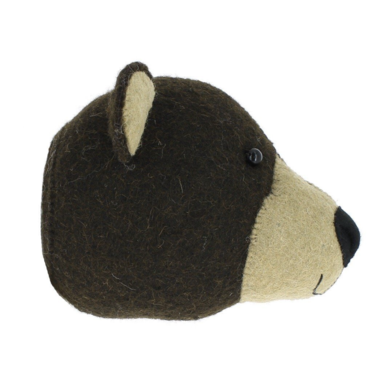 Fiona Walker Fiona Walker felt animal head bear mini