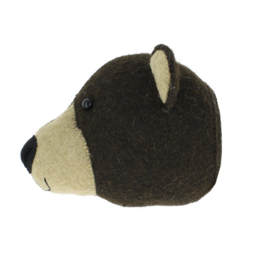 Fiona Walker Fiona Walker felt animal head bear mini