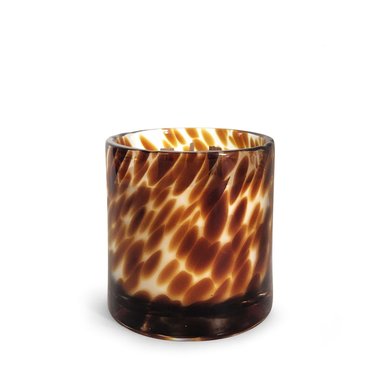 Oscar Candles Oscar Candles Leopard small black wax