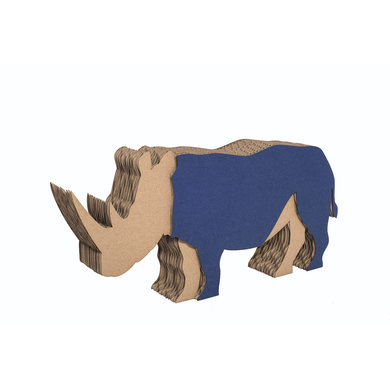 Koko Cardboards Koko Cardboards DIY Neushoorn