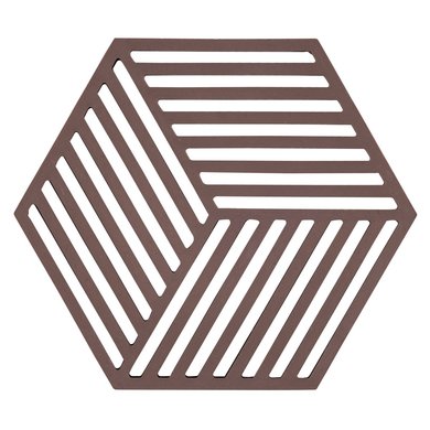 Zone Denmark Zone Denmark pannenonderzetter Hexagon Chocolate