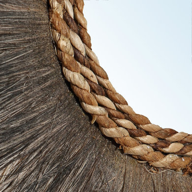 Trends and Trade Bazar Bizarre mirror natural grass De Merle