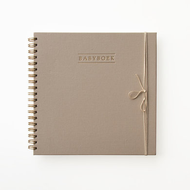 House of products HOP baby book taupe
