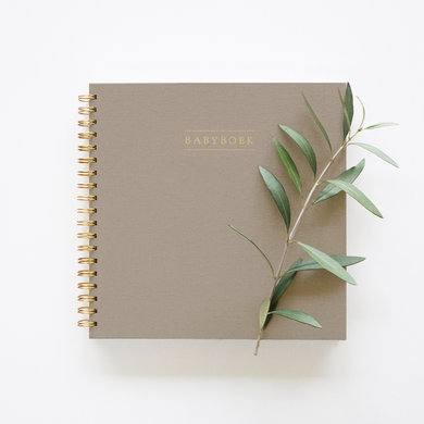 House of products HOP baby book taupe