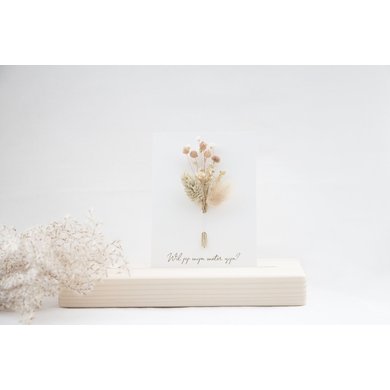 Cocoomade Flowercard Wil jij mijn meter zijn?