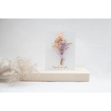 Cocoomade Flowercard Happily ever after