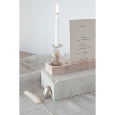 Roosmarijn Knijnenburg Hold me 8 candles mint green