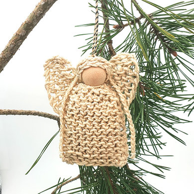 Anna Nera Anna Nera engel hemp natuurlijk 9 cm