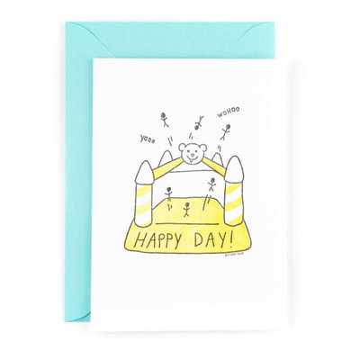 Studio Flash Studio Flash card Happy Day springkussen