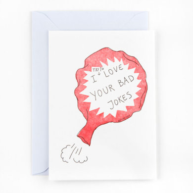 Studio Flash Studio Flash card I love your bad jokes