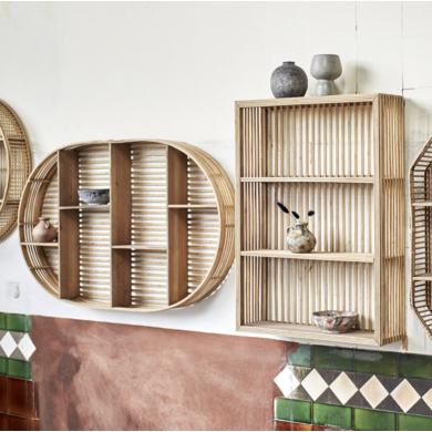 Madam Stoltz Madam Stoltz bamboo shelf