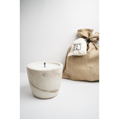Mondada Mondada outdoor candle neutral L ecru