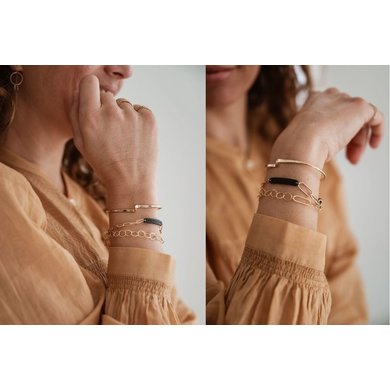 Lisa la pelle Lisa la pelle armband rosa anna mix