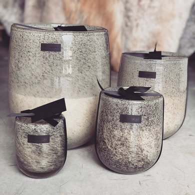 Oscar Candles Oscar Candles mouth-blown candle XL grey