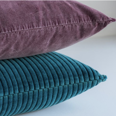 Urban Nature Culture Amsterdam Kussen vintage velvet rood bruin incl vulling