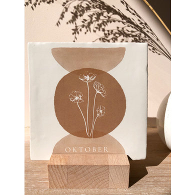 Milestone Milestone Studio geboortebloem Oktober