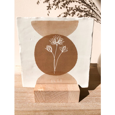 Milestone Milestone Studio geboortebloem Juli