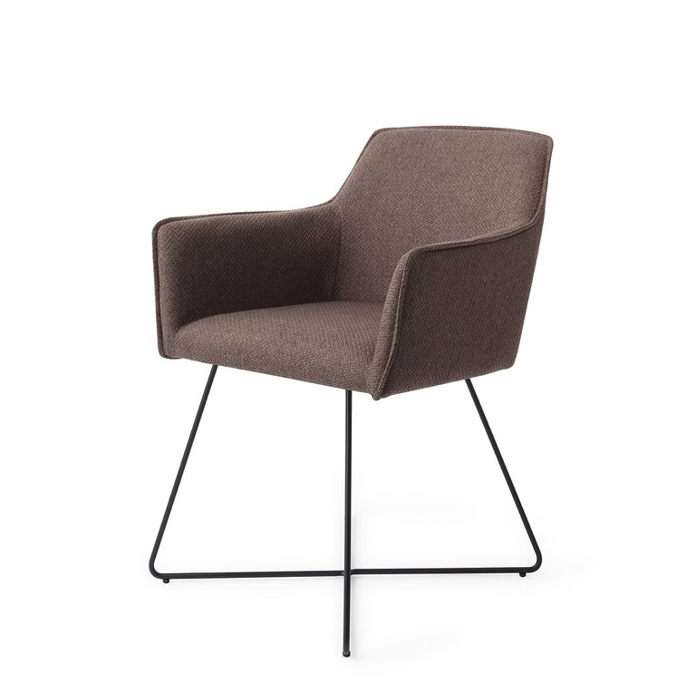 Jesper Home Hofu Potters Clay Dining Chair - Cross Black