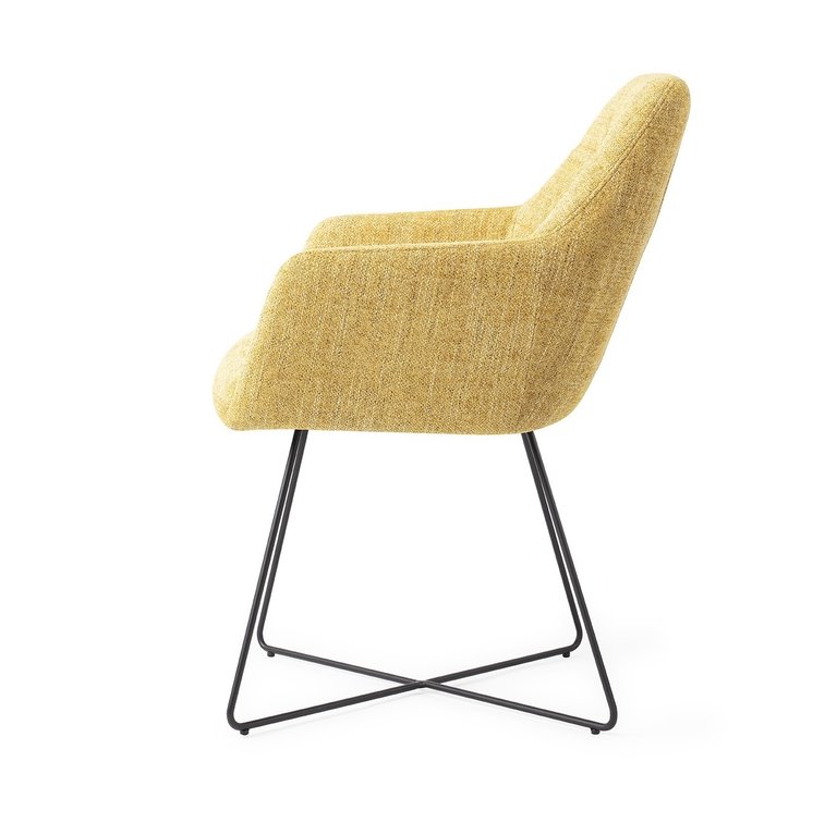 Jesper Home Noto Bumble Bee Dining Chair - Cross Black