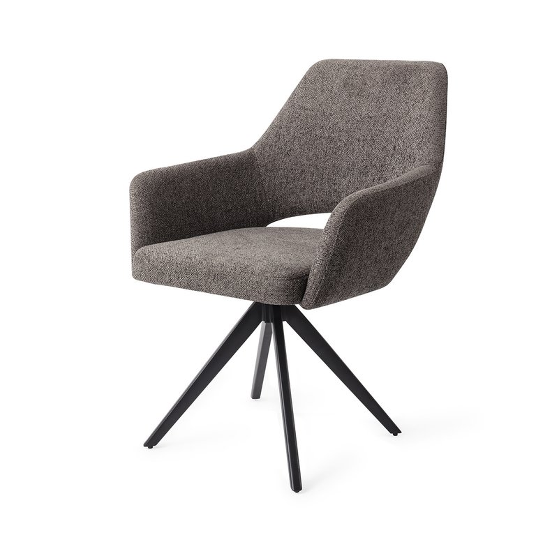 Jesper Home Yanai Amazing Grey Dining Chair - Turn Black