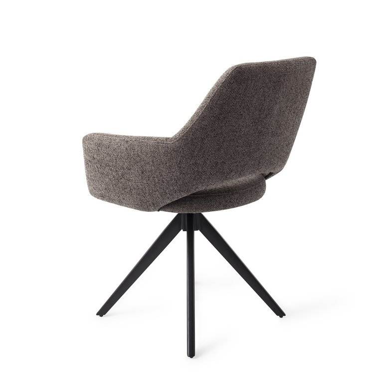 Jesper Home Yanai Amazing Grey Dining Chair - Turn Black