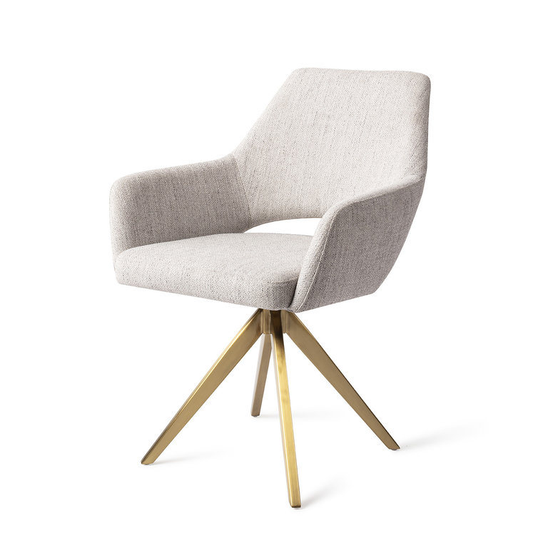 Jesper Home Yanai Pigeon Dining Chair - Turn Gold