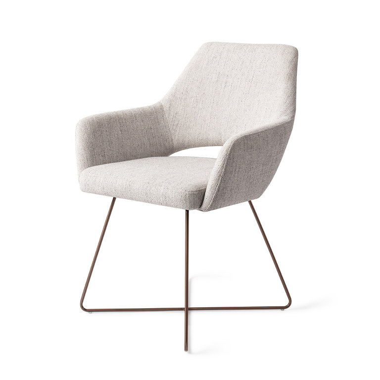 Jesper Home Yanai Pigeon Dining Chair - Cross Rose